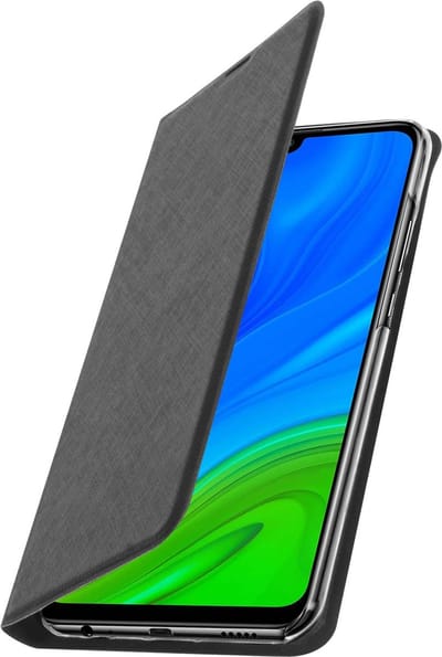Bigben Connected, Hoesje geschikt voor Huawei P Smart 2020 - Folio Stand Edition met Kaarthouder, Zwart