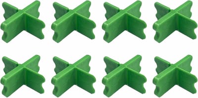 Dek Afstandhouder - Terras Jig - Precisie Installatie - 4-in-1 X-vormig ontwerp - Meerdere maten - Groen