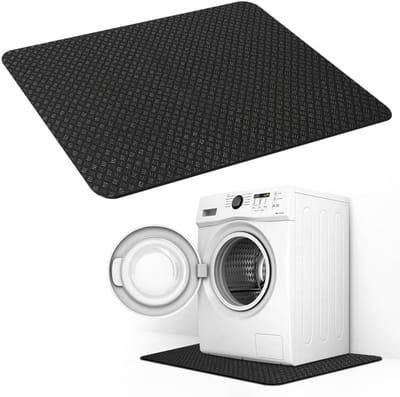 Anti-trillingsmat - Wasmachineonderlegger - Apparaat Stabiliseren - Dubbelzijdig Antislip - 60 x 60 cm