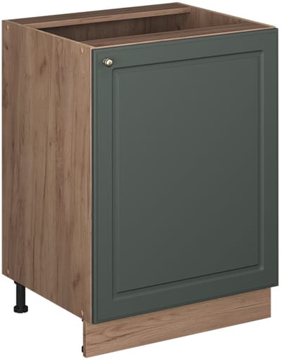 Vicco Keukenonderkast Fame-Line, Groen-Goud Landhuis/Goudkleurig Eiken, 60 cm 1 deur zonder werkblad