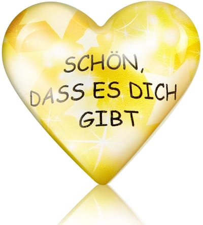Dailygoods- Gelukssteen Hartvorm - Geluksbrenger - Decoratie - Cadeau - Glas - Positiviteit