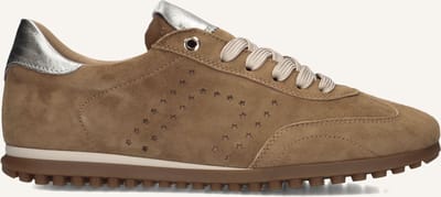 STEFANO LAURAN Avril Sneakers - Suède - Dames - Camel - Maat 37