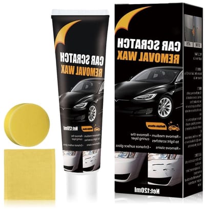 Complete Set voor het Verwijderen van Krassen op Auto's - Effectieve Oplossing voor Diepe Krassen, Auto Lakherstel en Krassen Verwijderen - 120ml