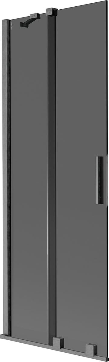 Mexen Velar tweedelige badwandschuifwand 70 x 150 , grafiet, geborsteld gun gray - 896-070-000-41-66