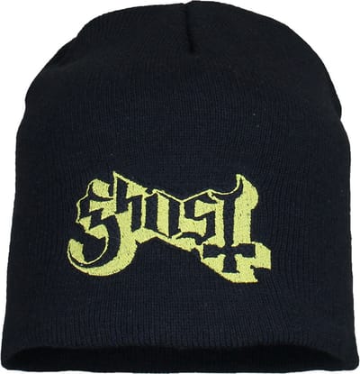 Ghost Band Beanie Muts Geborduurd Logo - Officiële Merchandise