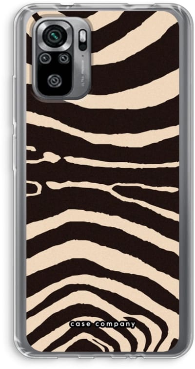 Case Company® - Hoesje geschikt voor Xiaomi Redmi Note 10S hoesje - Arizona Zebra - Soft Cover Telefoonhoesje - Bescherming aan alle Kanten en Schermrand