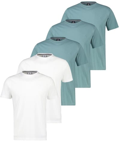 LERROS Heren t-shirt 5 pack Basic