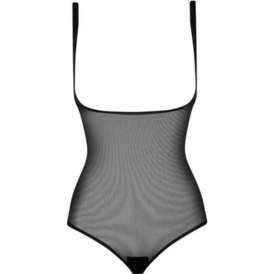 Bye Bra Forming Tulle WYOB Bodysuit Zwart S