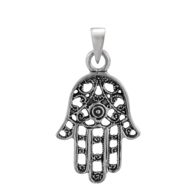 WeLoveSilver - zilveren hanger - hand van Fatima - 925 zilver - vrouwen