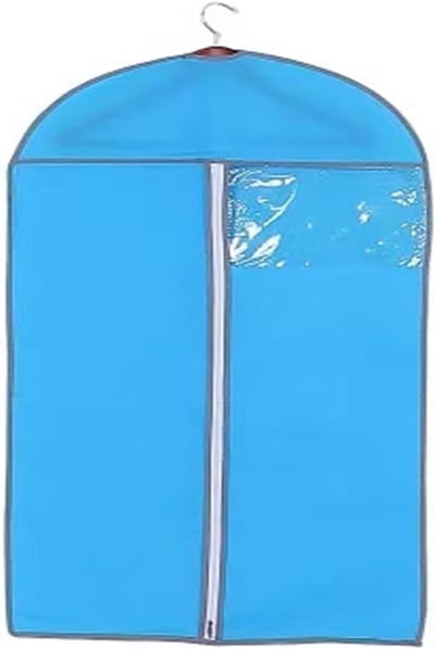 Kledinghoezen Set - Kledingbeschermers - Kleding Opbergen - Ademende Stof - 3 Stuks - Blauw