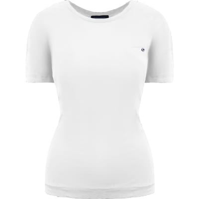 Champion Logo Dames Wit T-Shirt