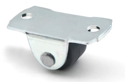 Allecto - boxbokrol - meubelrol - veelzijdig gebruik - grijs - kunststof wielen - ideaal voor meubels - max 30 kg - 4 stuks