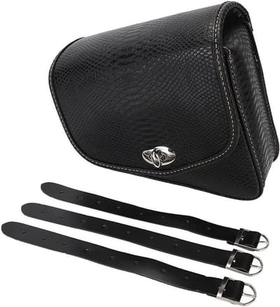 MK Stoer - Motorfiets zwingarm tassen - zijtas - universeel - zwart - opbergruimte - waterdicht - voor Harley motorfietsen.