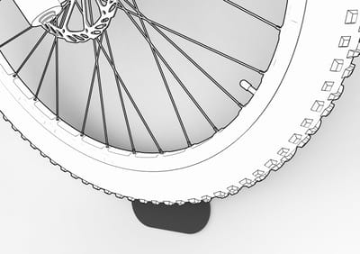 Meliconi 489003 Fietshouder/rek Fietsenrek voor buitenshuis Wandmontage Zwart