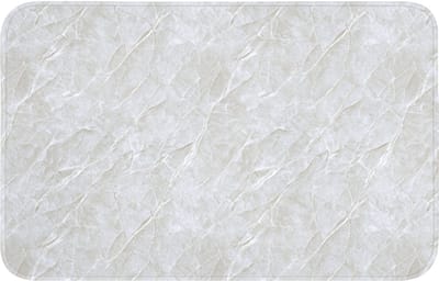Badmat 80x50 cm - Antislip - Oppervlakte - Textuur - Grijs - Badmatten voor badkamer - Badkamermat - Douchemat - Badkamer mat