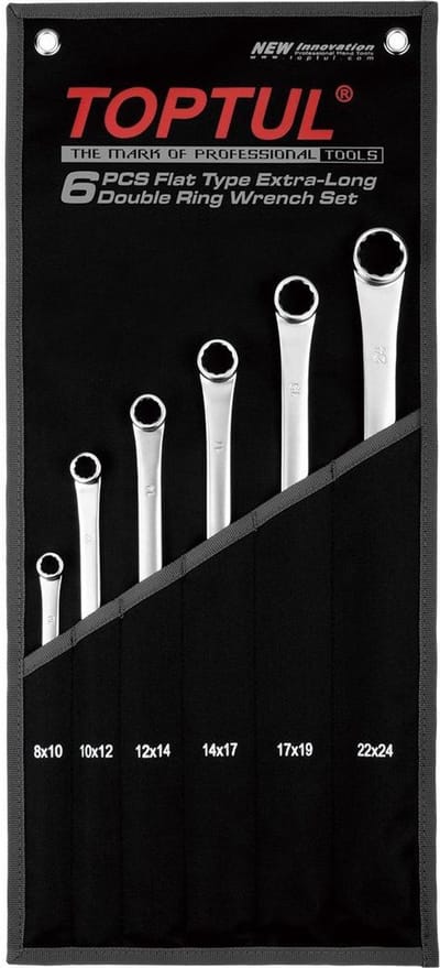 Ringsleutels XXL 8x10,10x12,12x14,14x17,17x19,22x24mm