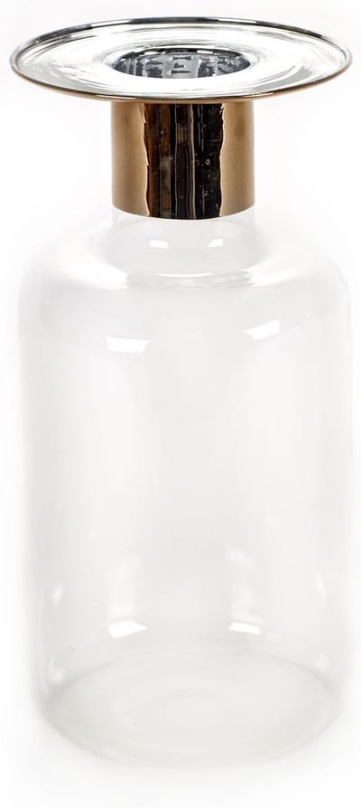 Serax Vaas-Fles Giorgio Glas Goud-Brons D 13 cm H 28 cm Opening 5 cm