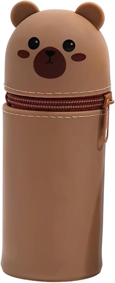Zachte Silicium Pennenzak, 2-in-1 Design voor Jongens en Meisjes, Ideaal voor School en Kantoor