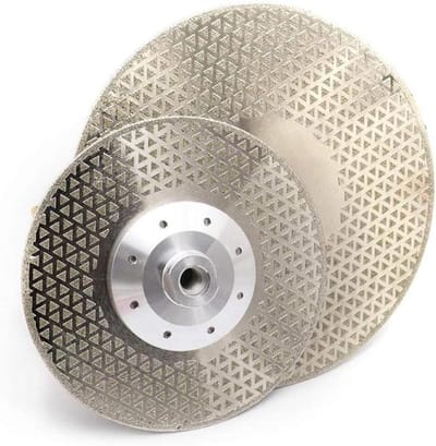Diamantslijpschijf - Metaalbewerking Schijf - Materiaal Bewerken - Hoge Scherpte - 230 Mm - Zilver