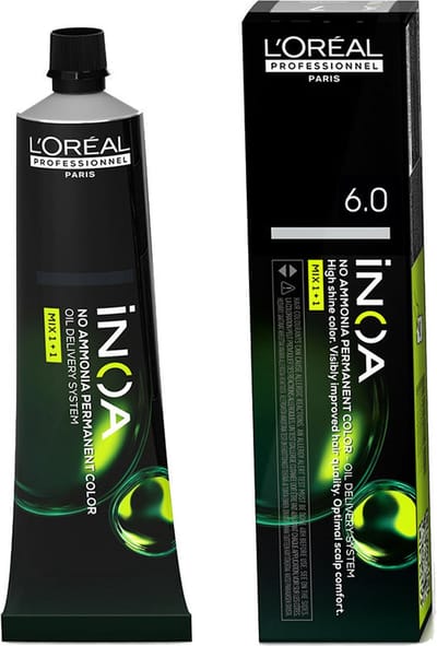 Permanente Kleur L'Oreal Professionnel Paris Inoa Color Nº 6.0 Donkerblond (60 g)