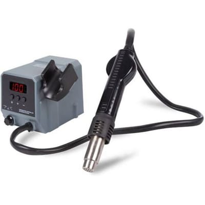 Velleman Soldeerstation, voor SMD-componenten, multifunctioneel, 300 W, temperatuurbereik 100-500 °C, grijs