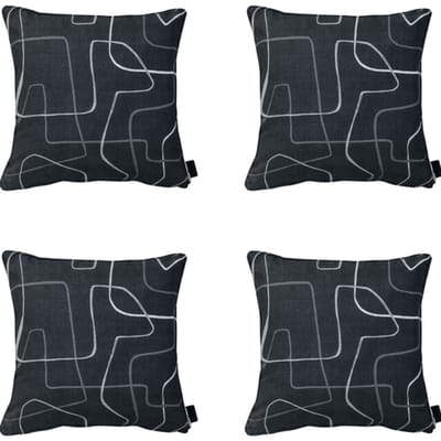 Madison - Sierkussen Joah grey - Ca. 50x50 cm - Set van 4