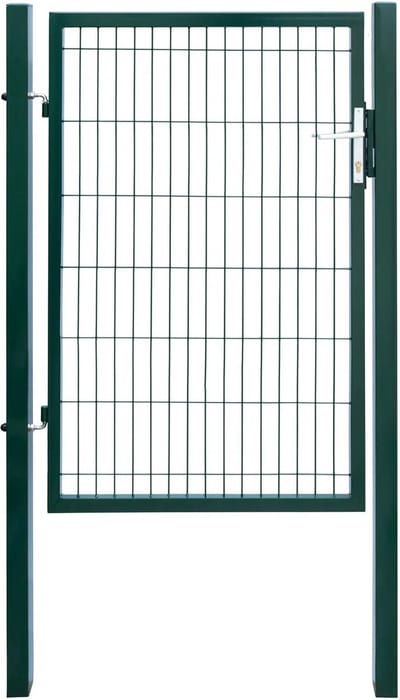 Poort enkelstaafs Groen 140cm hoog.