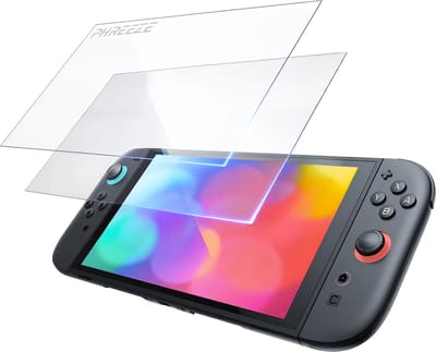 2x tempered glass geschikt voor Nintendo Switch 2 - Switch 2 screen protector - 9h glas - helder - krasbestendig - behoud originele kleuren - 2 stuks - phreeze