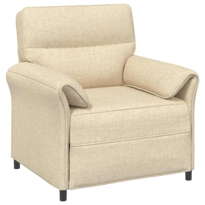 vidaXL - Bank - 100% - polyester - metalen - frame - MDF, - Multiplex