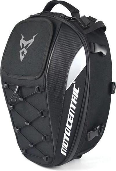 Motortas- Zadeltas & Rugzak - Helmtas - Waterdicht - Zwart - Reflecterend - Motor - Scooter - 37L