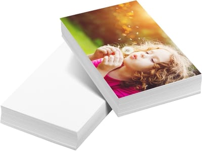 200 vellen fotopapier 10 x 15 cm, ideaal voor inkjetprinters, 200gsm glanzend papier voor fotoafdrukken en creatieve projecten