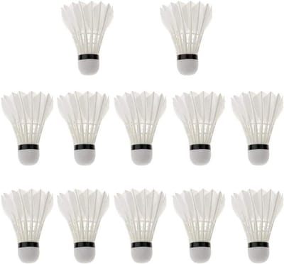 Badminton Ballen - Vliegende Schijven - Buiten Sporten - Set van Tien - Standaard Maat - Wit