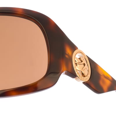 LO736S dames vierkante acetaten zonnebril