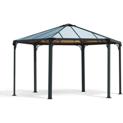 Palram | Canopia - Tuinpaviljoen Monaco - Donkergrijs/brons - 390x450x290cm