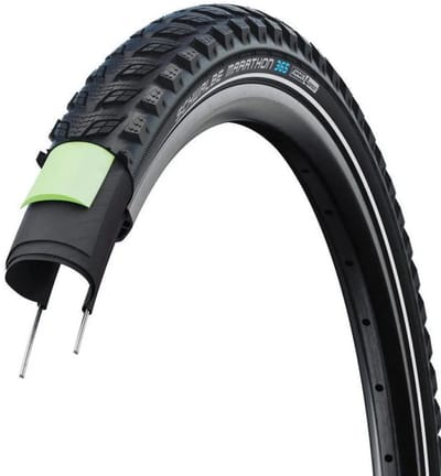 Schwalbe Marathon 365 28´´ X 1,40 Stevige Urbanband Zilver 28´´ x 1.40