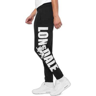 Lonsdale Portessie Jogginghose normale Passform Black/White-XXL