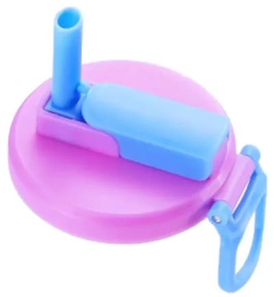 Frisdrankdop met Rietje Roze - Pink – Lekvrij Deksel voor Blikjes – Morsbestendig & Herbruikbaar – 1 Stuk – Voor Thuis & Kantoor - Drinkbeker -