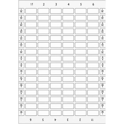 Siemens 3SU1900-0BJ61-0AA0 3SU19000BJ610AA0 Opschriftbord (b x h) 12.5 mm x 27 mm Zonder markering 480 stuk(s) Piece