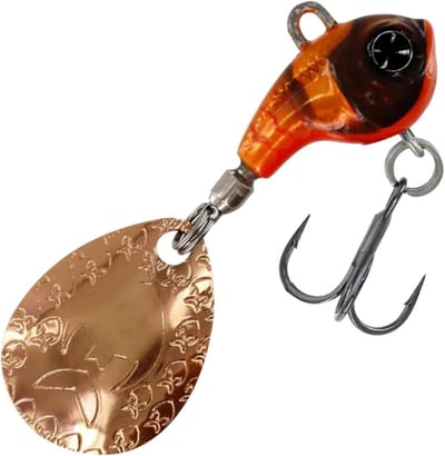 Westin Dropbite Tungsten Spin Tail Jig 2,2cm 18gr Fire Craw