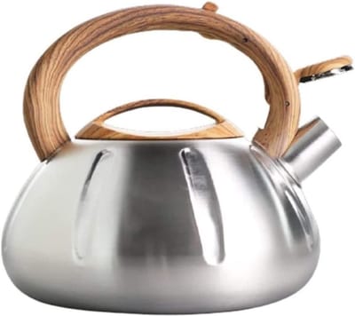 Waterkoker RVS - Theepot Fluitketel - Water Koken - Fluitfunctie - 2.5L - Zilverkleurig