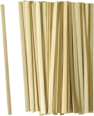 Houten Koffieroerstaafjes - Bamboo - Pak van 50 Stuks, Milieuvriendelijke Roerstaafjes voor Koffie, Thee en Andere Dranken, Biologisch Afbreekbaar