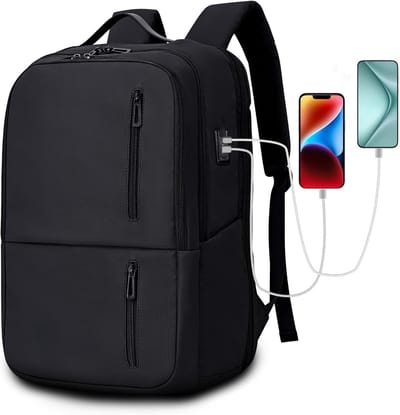 Waterdichte 17 inch laptop rugzak met USB-poort voor zaken en reizen