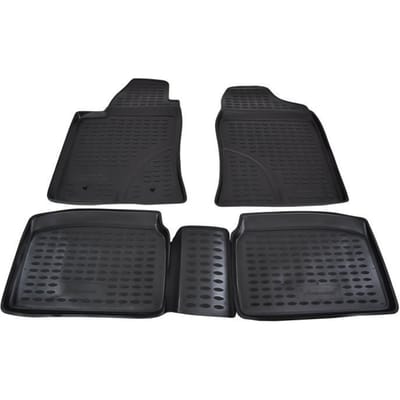 J&J AUTOMOTIVE | Tapis De Sol En Caoutchouc 3D Exclusive Pour Toyota Avensis 2003-2009 noir