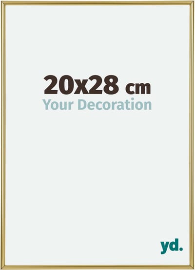 Your Decoration - Fotolijst 20x28 cm - Kunststof - Goud - Annecy