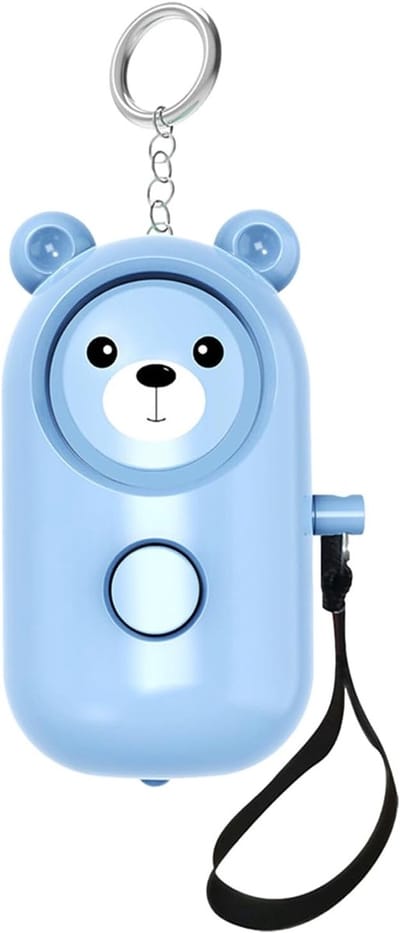 Persoonlijk Alarm - Veiligheidssirene - Persoonlijke Beveiliging - 130dB Geluid - Compact Formaat - Blauw