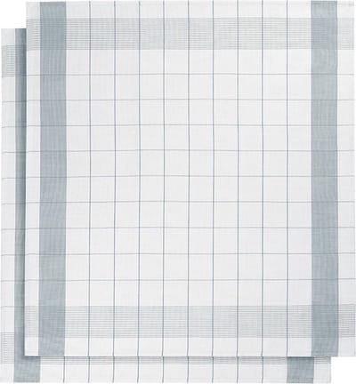 set van 6 keukenhanddoeken - De Witte Lietaer - kleur wit/oxyde