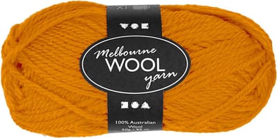 Melbourne garen, l: 92 m, ochre, 50gr [HOB-44706]