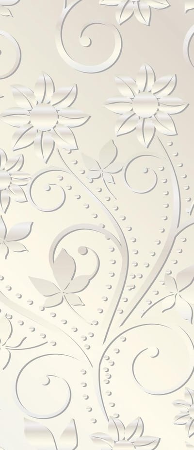 Abstract Pattern Flowers Vintage Photo Wallcovering