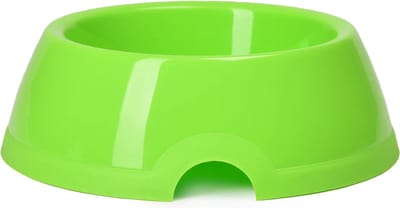 Vrolijke Voerbak / Eetkom / Hondenkom | Kattenvoerbak | Honden & Katten | Voor Huisdieren | Groen - 21 CM