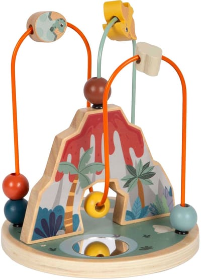 Small Foot - Wooden Motor Skills Spiral Volcano and Dino
